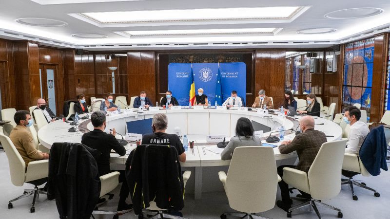 Azi, 08.10.2020, intalnire intre reprezentanti ai Guvernului si reprezentanti ai sectoarelor culturale