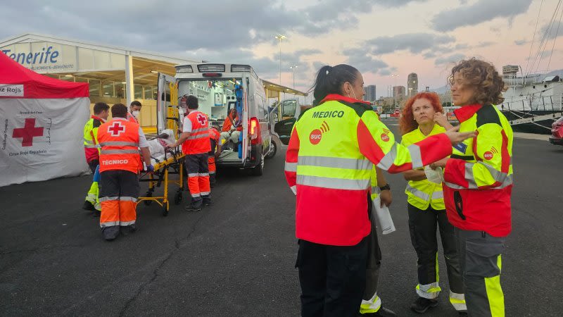 tenerife rescue workers migrants 