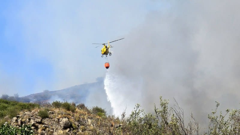 tenerife wildfire