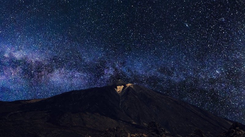 stargazing milky way tenerife canary islands