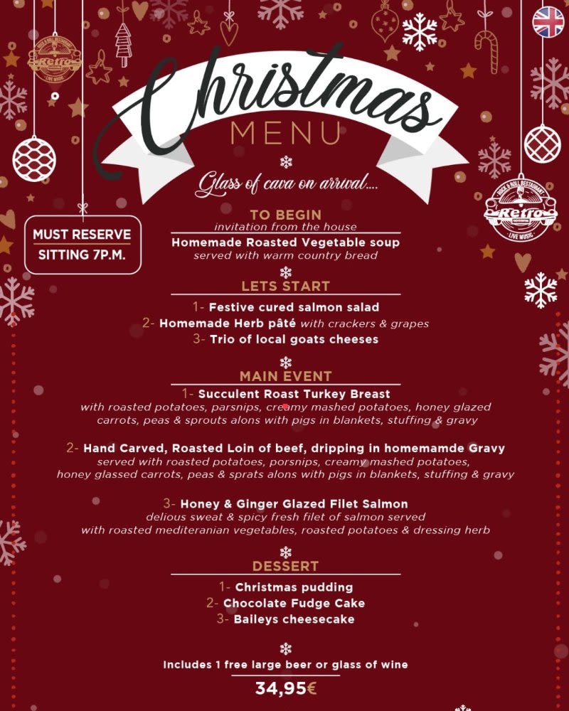 Christmas in Fuerteventura 2020 - Corralejo Events & Christmas menus