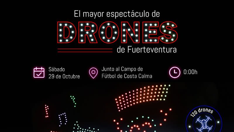 drone show costa calma fuerteventura 
