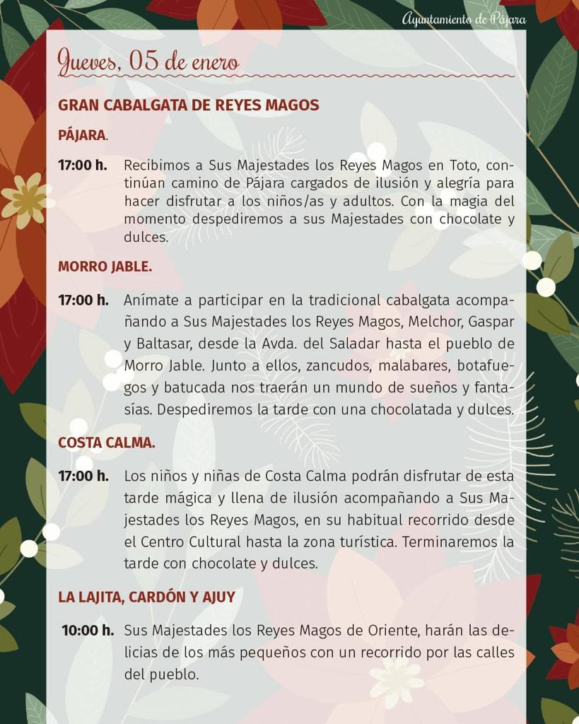 Three Kings Parade in Fuerteventura 2023 Cabalgata de Reyes Magos