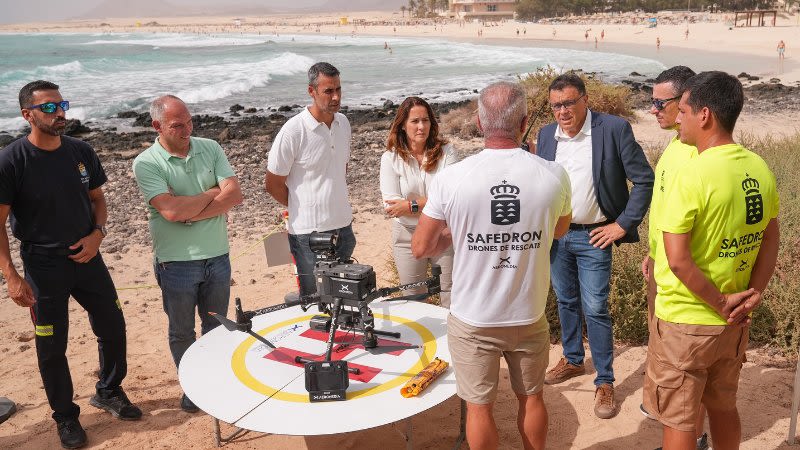 drone rescue fuerteventura