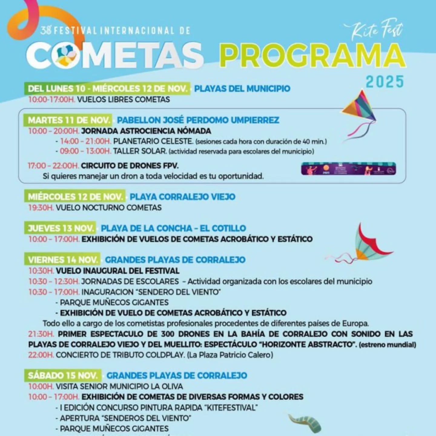 kite festival fuerteventura corralejo 2025