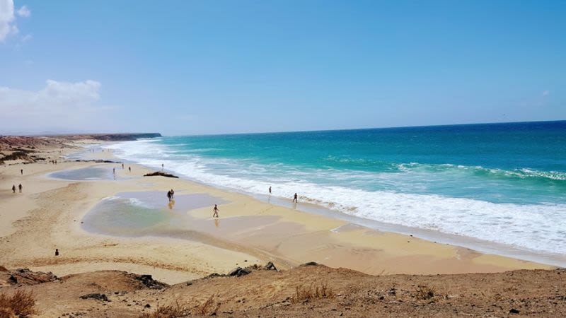 Piedra Playa Playa Del Castillo In El Cotillo Fuerteventura