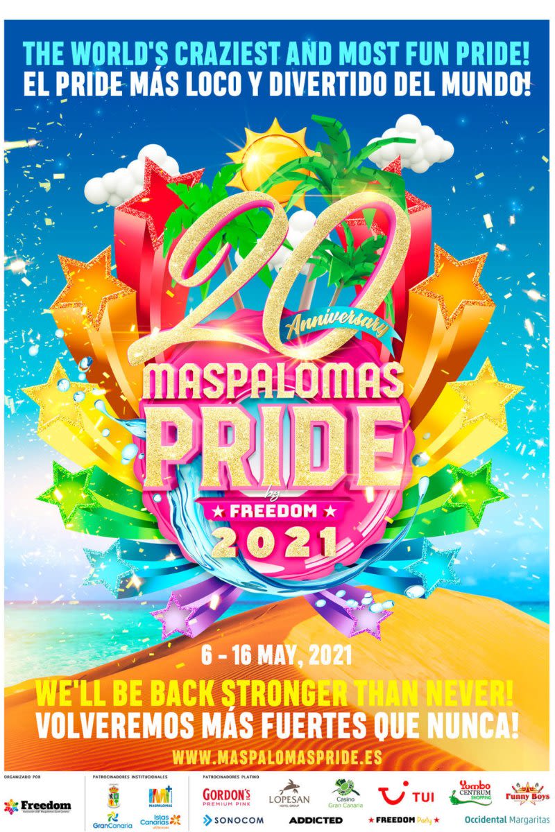 Maspalomas Pride 2021 Dates - The 2020 edition moved ...