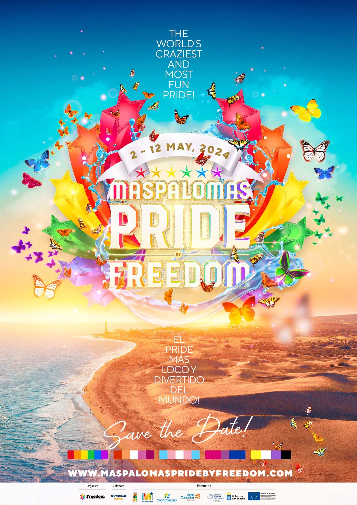 Maspalomas Pride 2024 - Event in Gran Canaria, Canary Islands