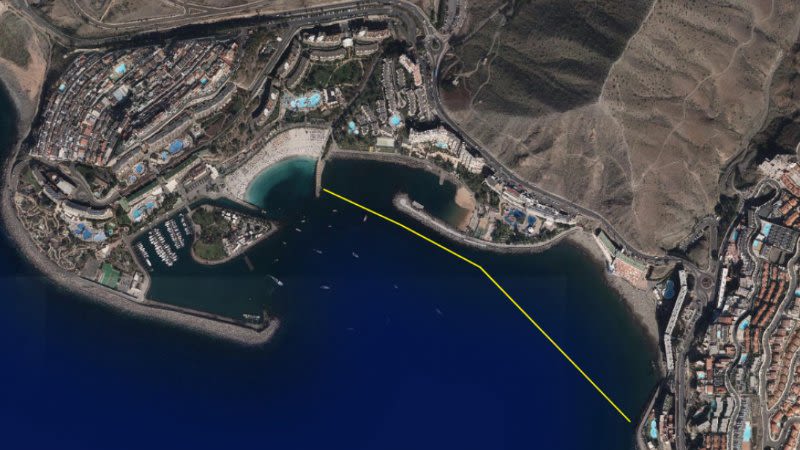 New swimming lane open between Anfi and Patalavaca beaches in Gran Canaria