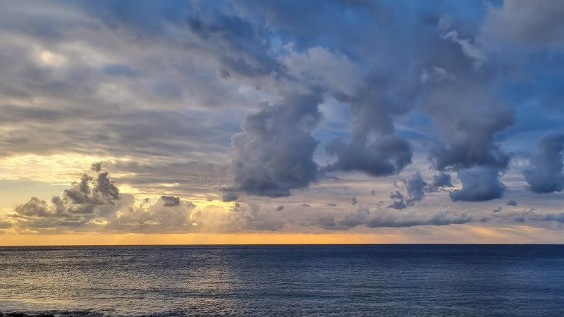 beautiful sunset gran canaria la aldea