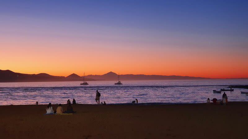 best places to watch sunset gran canaria las palmas las canteras 