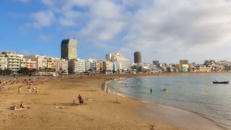 playa las canteras las palmas