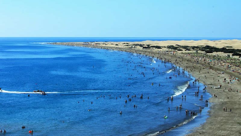 Maspalomas playa del ingles weather august