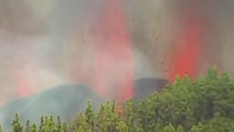 volcano eruption la palma cumbre vieja 2021