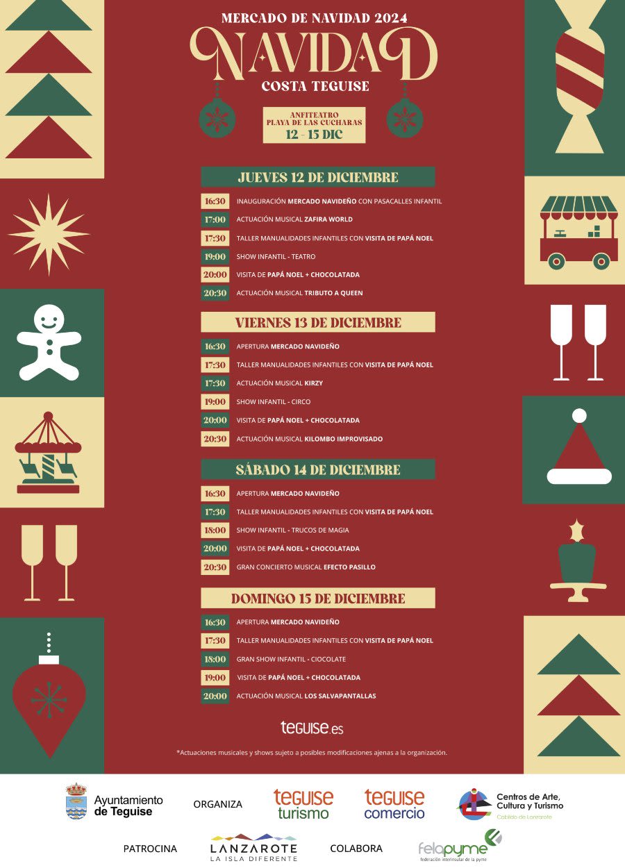 christmas market costa teguise lanzarote 2024