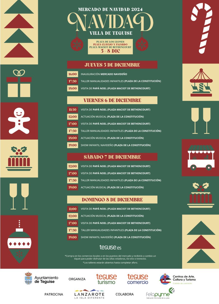 christmas market teguise lanzarote 2024