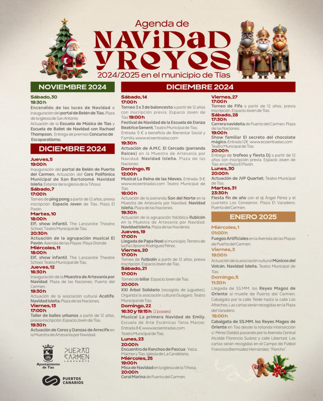 christmas puerto del carmen 2024 lanzarote
