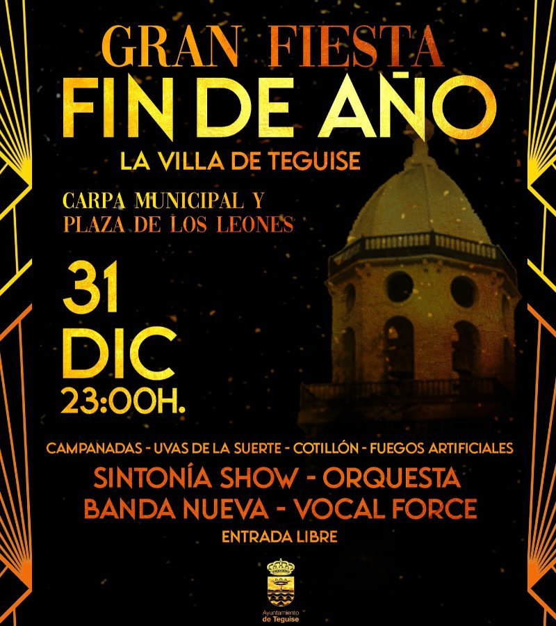 new year eve teguise lanzarote 2024 2025