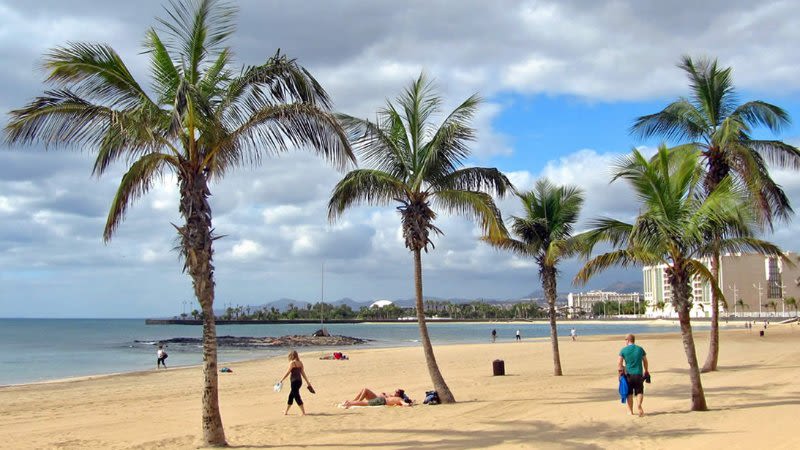 Worlds Longest Promenade In Lanzarote Canary Islands