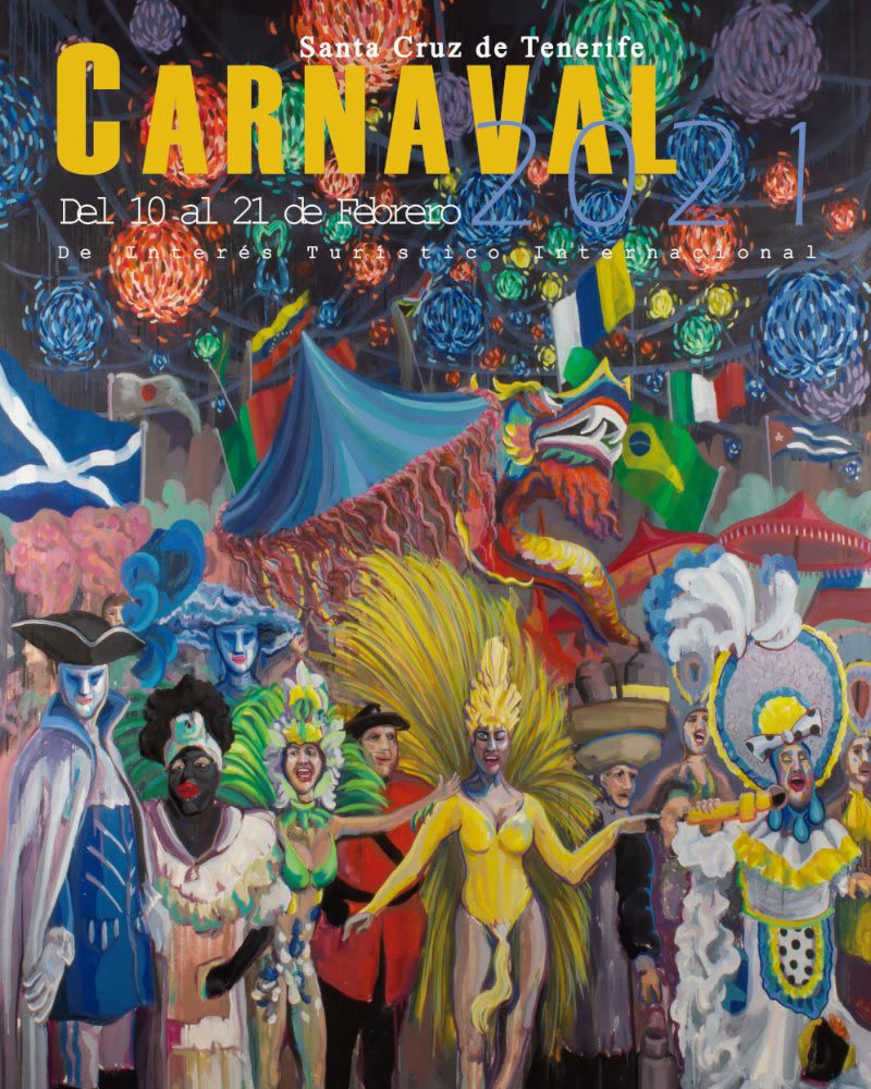 tenerife carnival 2021 poster