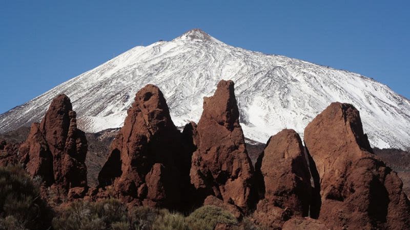 Teide snow tenerife