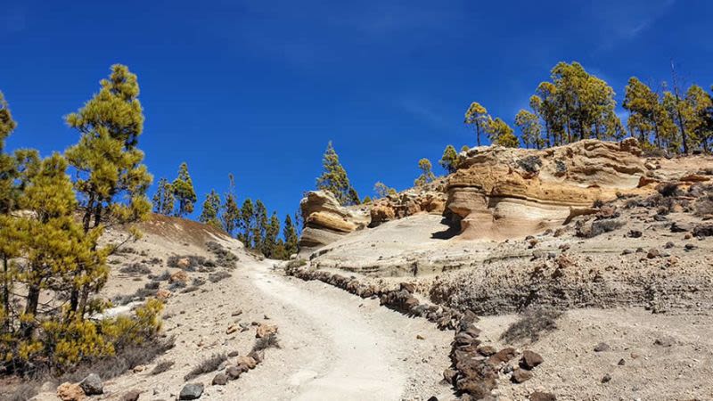 Paisaje lunar lunar landscape tenerife hike