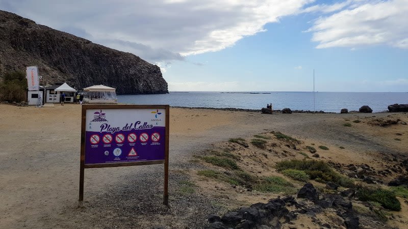 playa del callao los cristianos tenerife