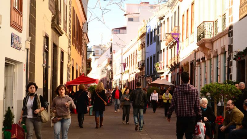 Christmas market la laguna tenerife canary islands