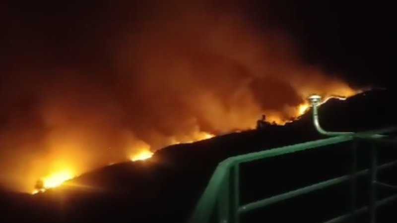 Forest fire declared in Tenerife reaches Level 2 severity and leads to preventive evacuations