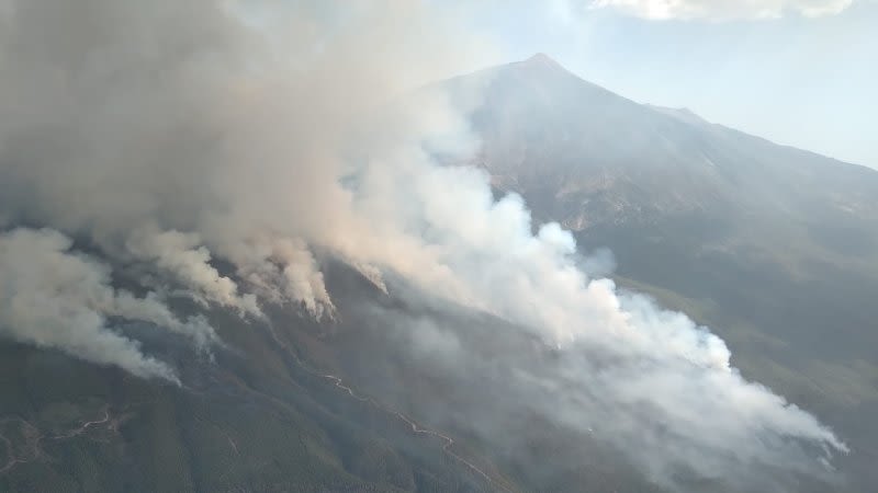 Tenerife fire keeps growing, reaching Icod de Los Vinos municipality