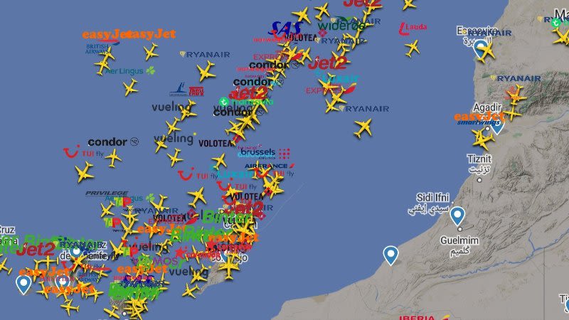 Europeans are heading to the Canary Islands for Easter with 13,000 flights scheduled for Holy Week