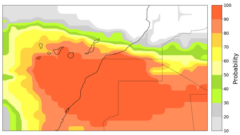 Calima warning: Saharan dust will affect the Canary Islands this Sunday