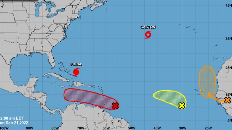 A tropical cyclone could form near the Canary Islands in the next five days