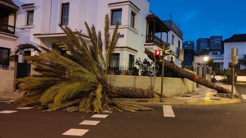 Weather alerts for wind and waves in the Canary Islands extended for Tuesday