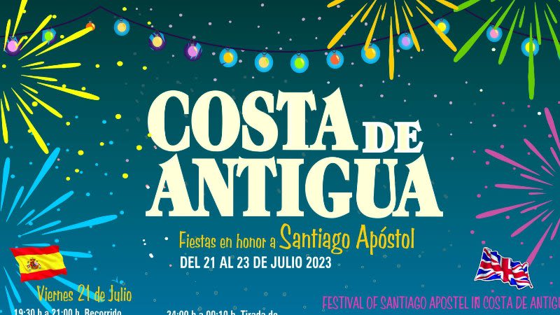 Costa de Antigua events this weekend: Fiesta in honor of Santiago Apostol 2023