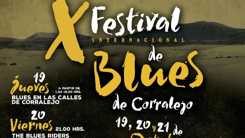 Blues Festival in Corralejo 10th Edition: from 19 to 21 October 2017