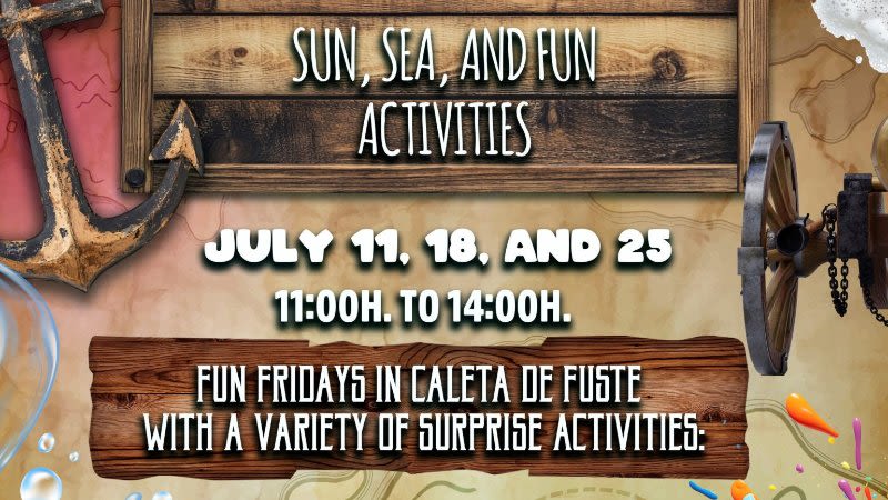 Summer kids' parties light up Fridays in Caleta de Fuste