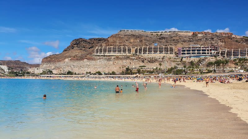 Playa de Amadores - One of the most popular beaches in Gran Canaria