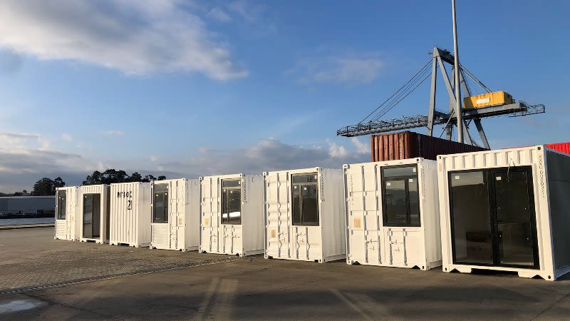 The first container homes will arrive in La Palma from Galicia for the families affected by the eruption