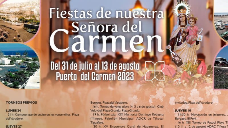 Fiestas de Nuestra Señora del Carmen 2023 in Puerto del Carmen, Lanzarote