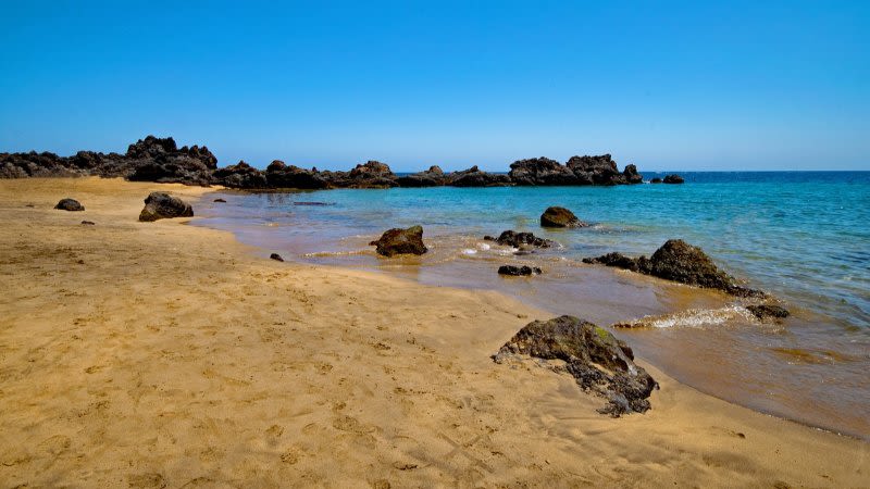 Playa Chica - Most popular beach in Puerto del Carmen, Lanzarote