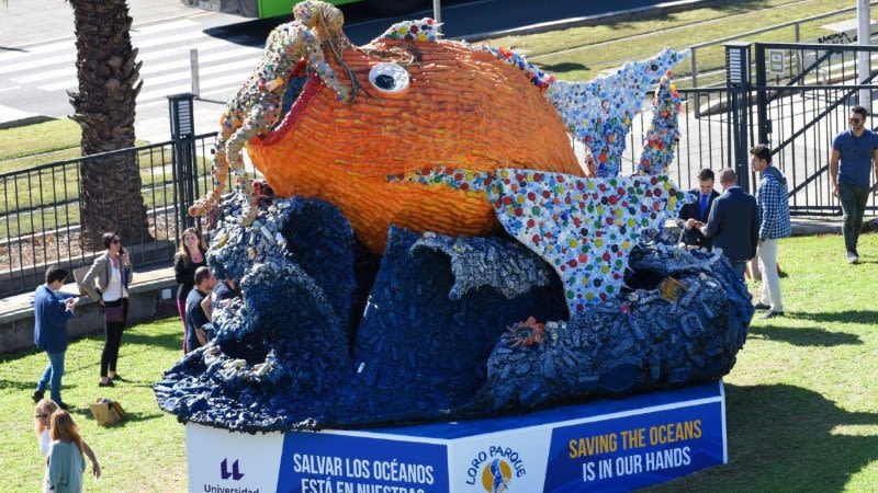 Loro Parque Foundation and the University of La Laguna join the fight against plastic