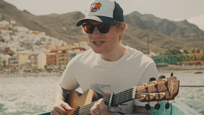 Ed Sheeran films music video in Tenerife for his single 'Tenerife sea'