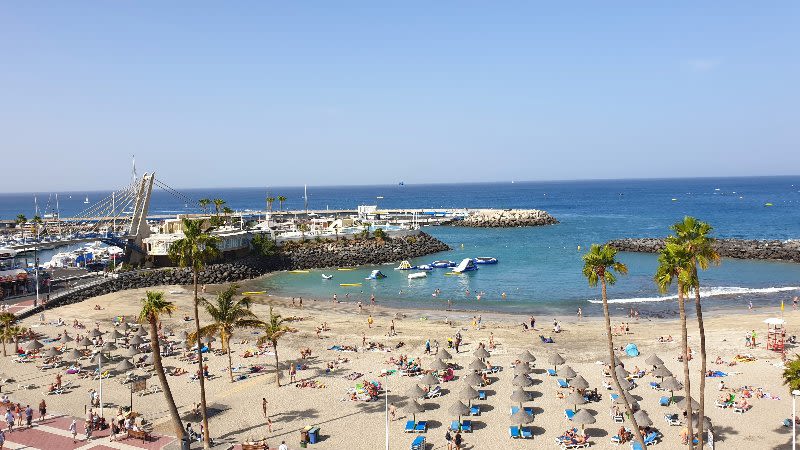 Playa La Pinta in Tenerife reopened this Friday